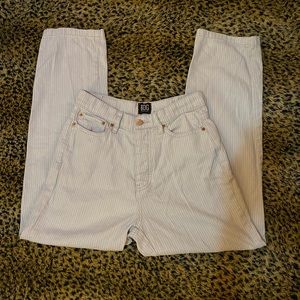 BDG pinstripe mom jeans
